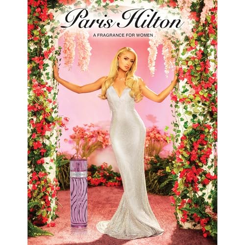 Paris Hilton Eau De Parfum Spray Perfume for Women | Feminine, Fruity and Flirtatious | Notes of Apple, Juicy Peach, Jasmine and Musk | 1 Fl Oz