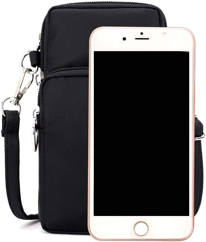 MINTEGRA Crossbody Phone Purse Nylon Shoulder Pouch Walking Wallet Wristlet Sport Armband