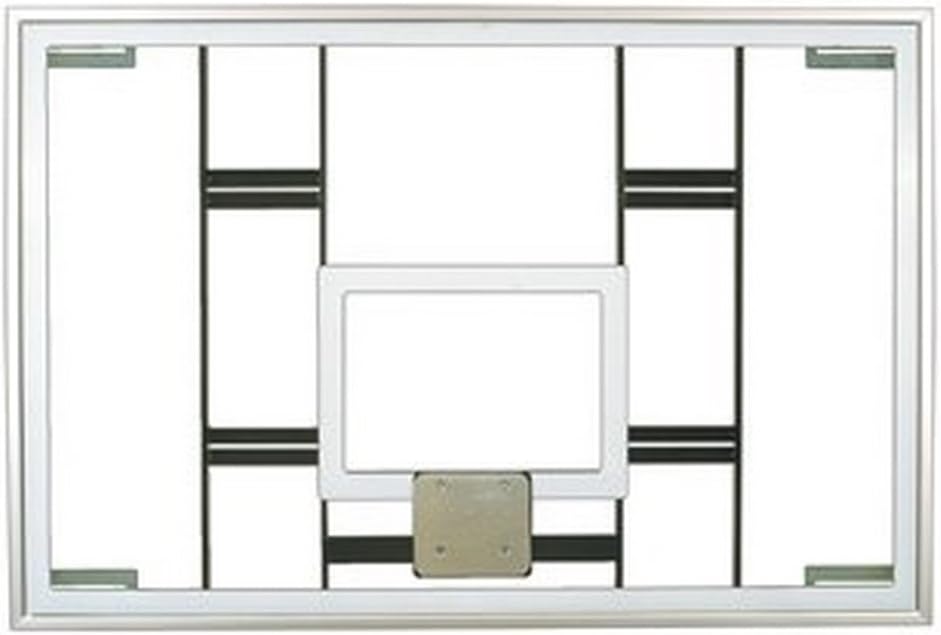 First Team FT241 Tempered Glass 48 X 72 in. Conversion Glass Backboard44; Black