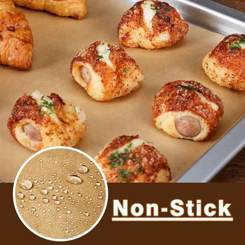 104PCS Air Fryer Liners Parchment Paper for Emeril Lagasse 26 QT Air Fryer | 100PCS Unbleached Parchment Paper Disposable with 4 PCS AirFryer Oven