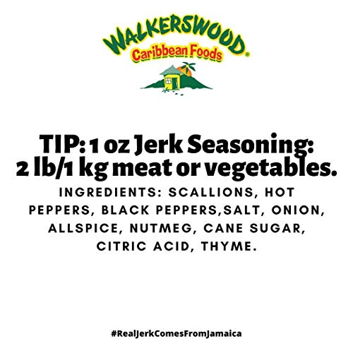 Walkerswood Traditional Jamaican Jerk Seasoning, Hot and Spicy, 128 Fl Oz