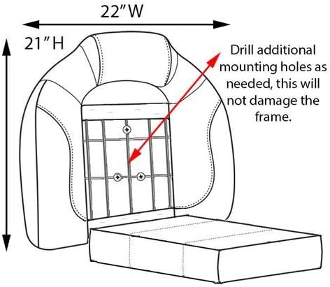 DeckMate® 61" Bass Boat Seats