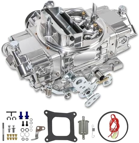 BR-67255 Carburetor 650 CFM 4 Barrel 4150 Model Carburetor Compatible with Holley Quick Fuel Brawler Diecast Carburetors with Mechanical Secondaries