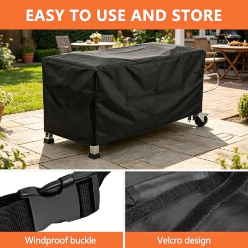 Cover Compatible for La Caja China #1/#2/SP Models, 600D PCV Waterproof Oxford All-Weather Protection, Accessories for La Caja China Pig Roasting Box
