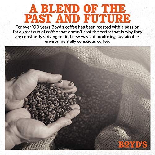 Boyd's Coffee French No. 6 Coffee –Ground Dark Roast– Blended from 100% Arabica – Rich & Full-Flavored – 12 oz.