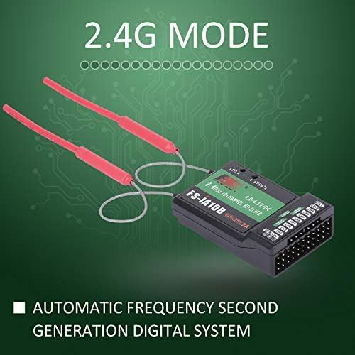 GoolRC Flysky FS-iA10B Receiver 2.4G 10CH for Flysky FS-i6 FS-i6S FS-i10 Transmitter