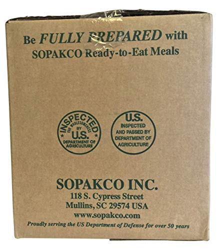 6/2021 Pack Date - 6/2026 expiration MREs with 16 MREs-Reduced Sodium Food Rations-Meals Ready To Eat-2021 Manufacture Date