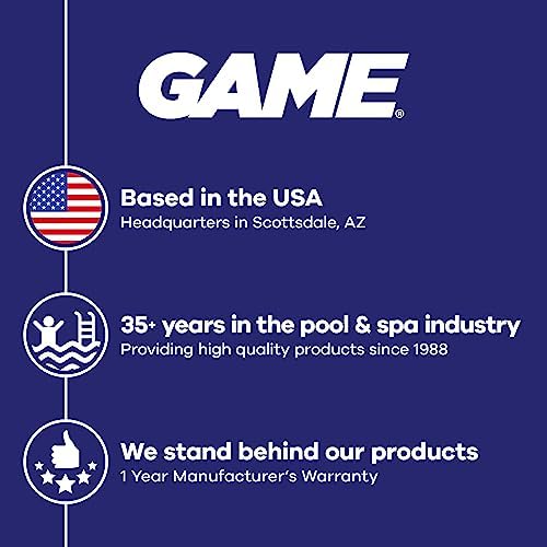 GAME 4721-BB SolarPRO Curve Solar Pool Heater, Made for Intex & Bestway Above-Ground and Inground Pools, Includes Intex Adapters, 2 Hoses & Clamps