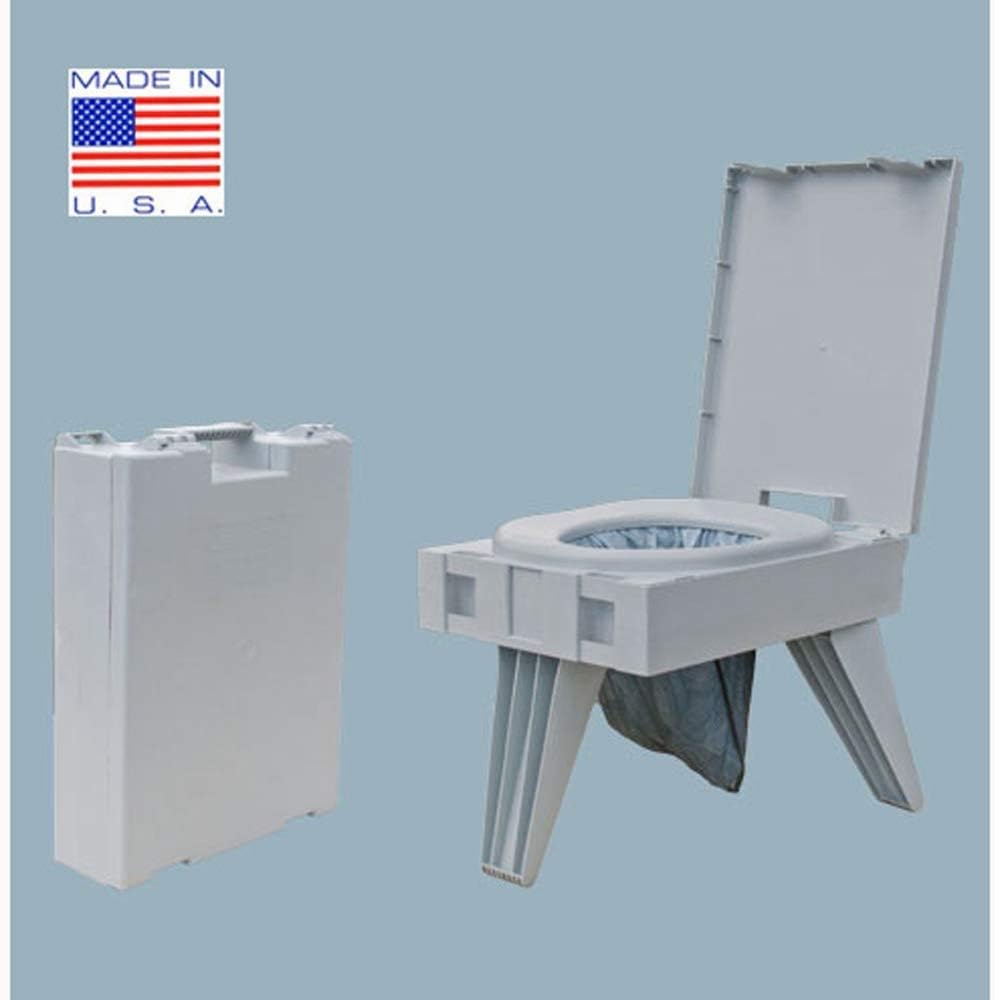 Cleanwaste GO Anywhere Complete Portable Camping Toilet with 3 Waste Kits