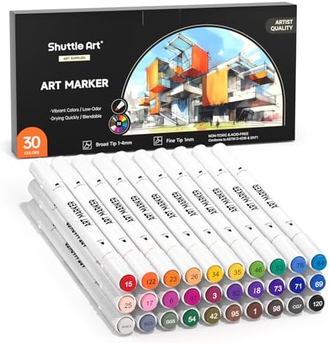 Shuttle Art 101 Colors Alcohol Markers