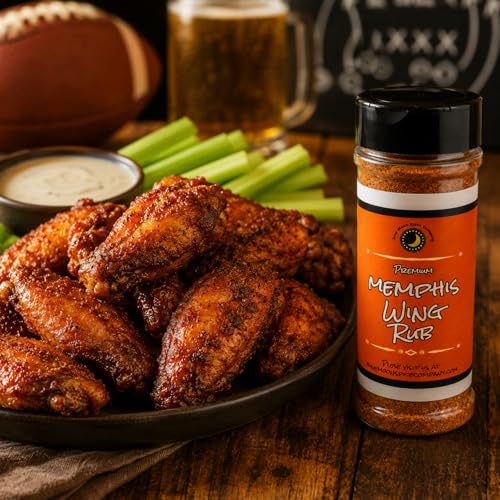 Memphis Chicken Wing Seasoning | Southern Dry Rub | Large Shaker