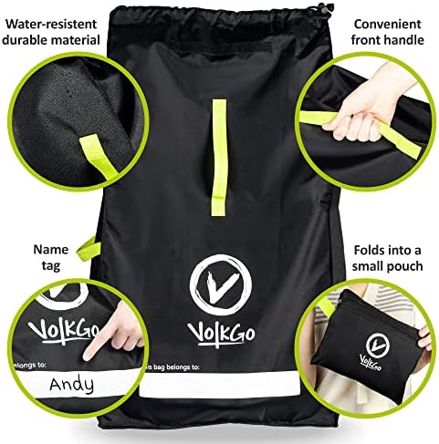 Car Seat Travel Bag For Airplane with Carrying Handle Straps, Gate Check Bag, Car Seat Bags for Air Travel Carseat Travel Cover, Carseat Travel Bag Cover for Airplane Travel