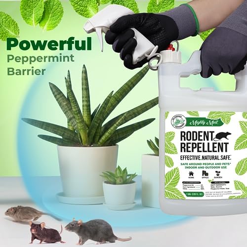 Mighty Mint Peppermint Oil Rodent Repellent Spray, 16 oz