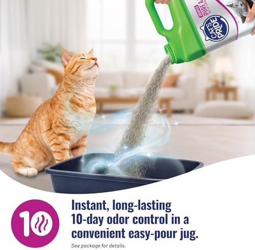 Cat's Pride Premium Lightweight Clumping Litter: Pure & Fresh - Up to 10 Days of Powerful Odor Control - Multi-Cat, Scented, 10 Pounds