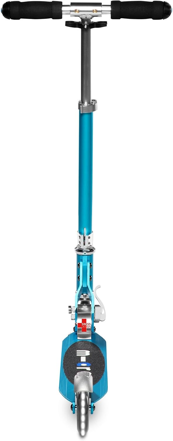 Micro Kickboard | Sprite Foldable LED Scooter for Ages 6+ | Children up to 220 lbs | 2 Wheel | Travel Ready | Adjustable T Bar | Smooth Ride