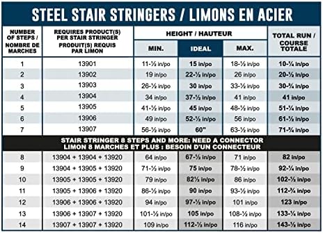 Pylex 13920 Steel Stair Riser Connector, Black