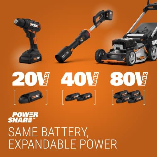 Worx 20V Cordless Shop Blower Power Share (Tool Only) - WX094L.9