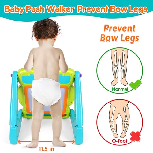 3-in-1 Baby Walker Sit to Stand Toy Activity Center for Infant Toddler 6M+