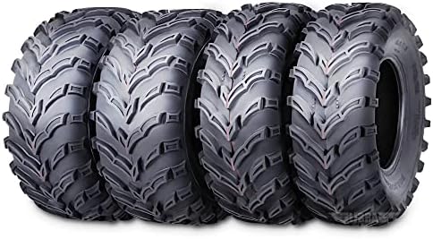 ROADGUIDER Set 4 ATV/UTV Tires 25x8-12 Front 25x12-10 Rear 6PR 10272/274