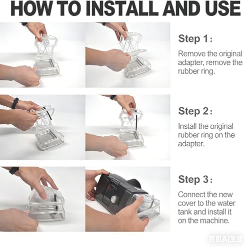 Universal Tubing Adapter for AirCurve 10 Series Machines and ResMed AirSense 10, Compatible with Cleaner and Sanitizer Machines