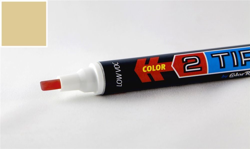 2Tip for Cadillac All Automotive Touch-up Paint - Shalimar Gold Poly 44 (1969) - All-Inclusive Package