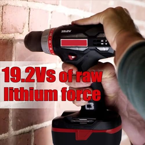 2Pack 6.5Ah C3 Lithium Battery Kits for Craftsman 19.2V Battery