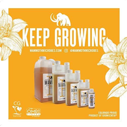 Mammoth Organic Bloom Booster | Mammoth P Organic Fertilizer Microbial Inoculant | 16% Proven Increase in Yield (250 ml)