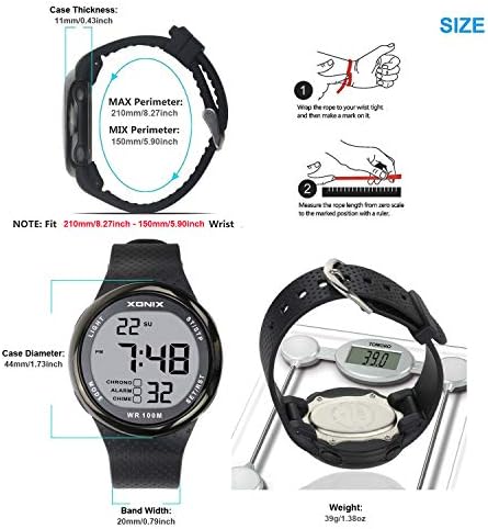 TOMORO Vogue Men's Unisex 100M Waterproof Ultra-Thin Minimalist Sports Watch
