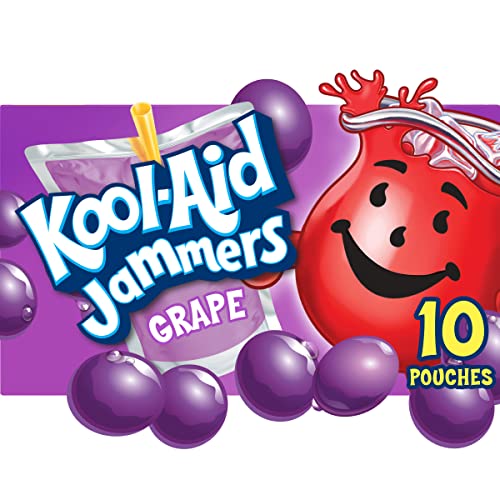 Kool-Aid Juice Drink, 40 ct Pack, Grape Flavored, 4 Boxes of 10 Pouches