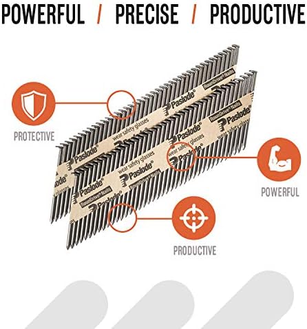 Paslode, Framing Nails, 650604, 30 Degree RounDrive Brite, 2 3/8 inch x.113 Gauge, Smooth, 2,000 per Box