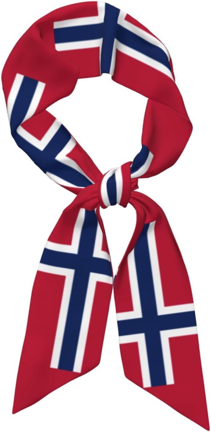 Country Flag Scarf For Women, Multi‑purpose Ribbon, Fashion Neck Hair Handbag Accessory, Versatile Bandana Headband