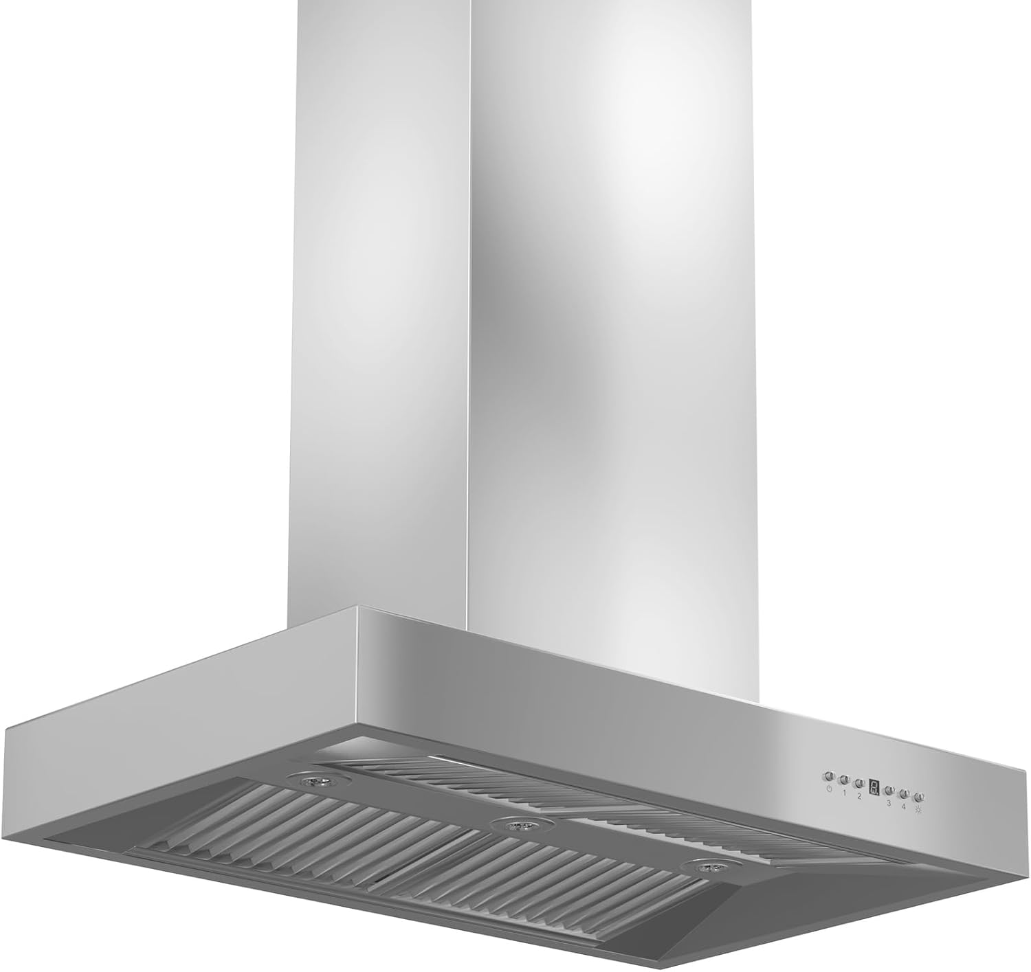 ZLINE 42" Ducted Outdoor Island Mount Range Hood in Stainless Steel (KECOMi-304-42)