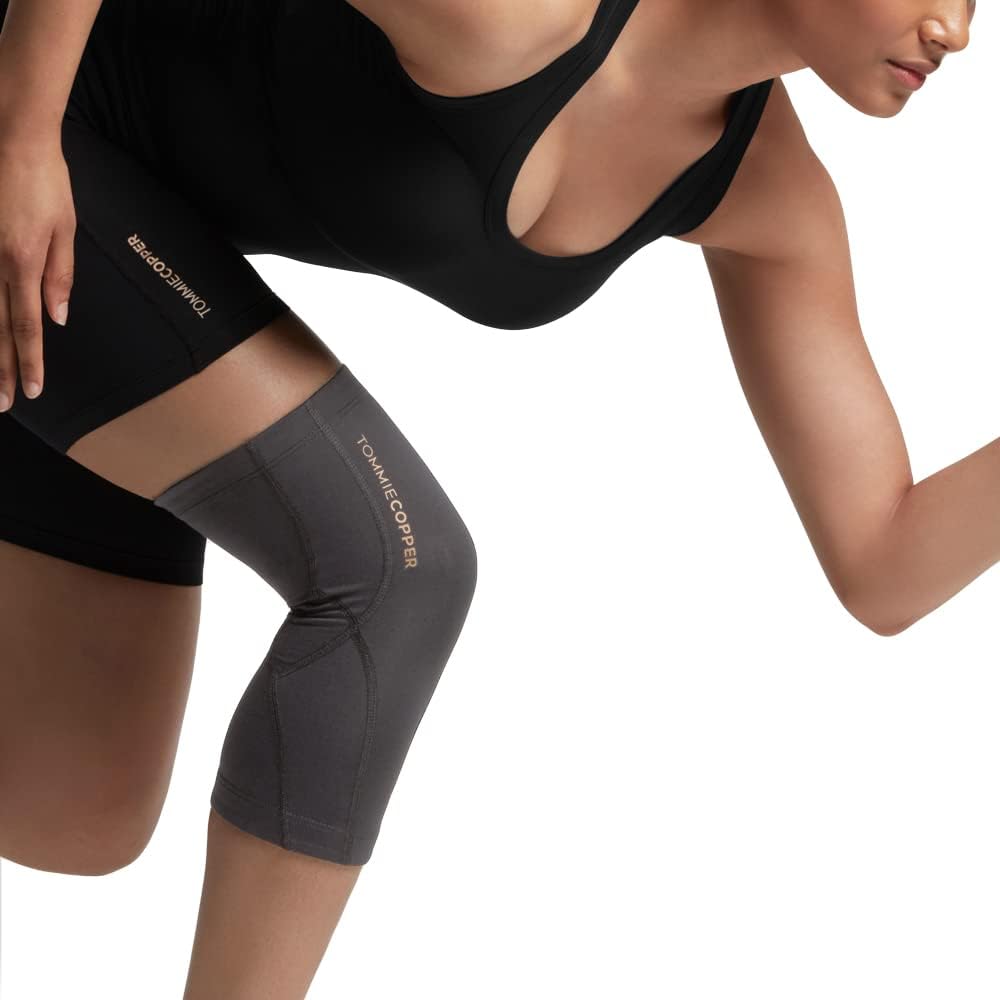 Tommie Copper Performance Compression Knee Sleeve l Knee Brace for Joint Support l Men and Women