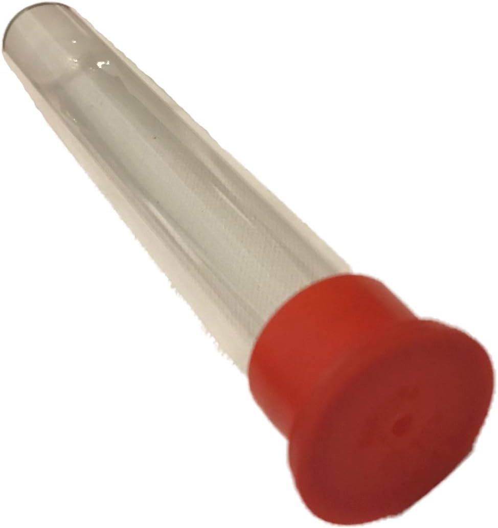RELODECOR Hummingbird Feeder Tubes with Red Cap, 12 Pack