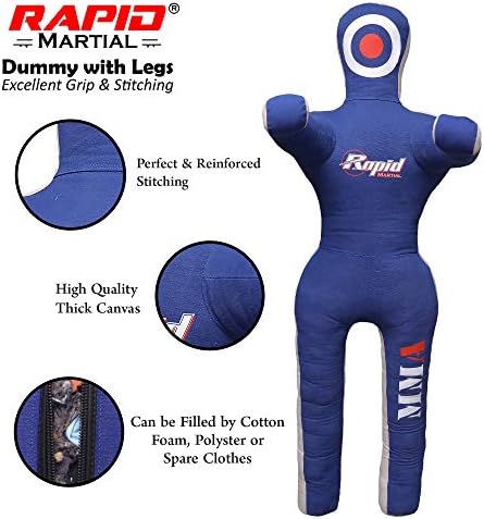 MMA Doctor Bane MMA Grappling Submission Dummy Wrestling BJJ Judo Karate Punching Bag - UNFILLED-6 Feet…