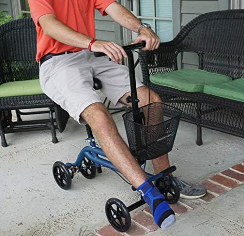 KneeRover Large Comfortable Gel Padded Seat for Steerable Seated Scooters | Manufacturer Replacement Accessory Part, For Sitting Scooter with Leg Rest
