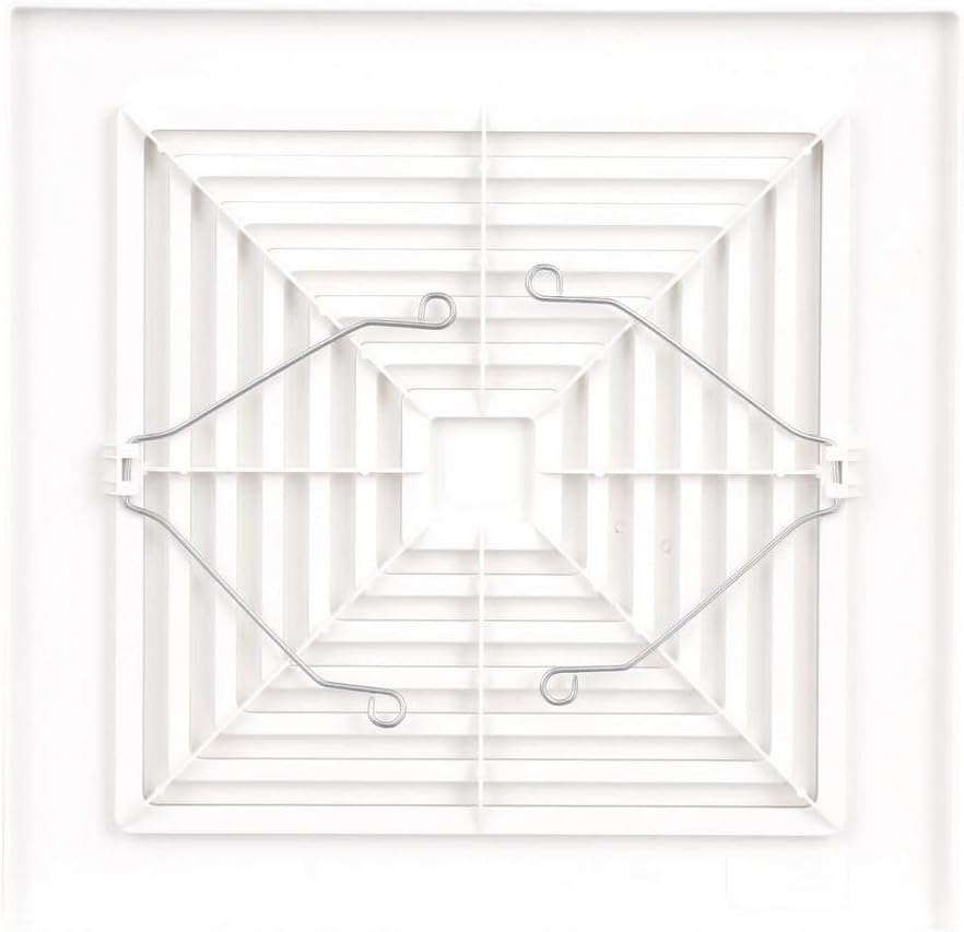 Broan-NuTone BP90 Replacement Grille For 688 Fan , White, 9 In. x 9.25 In. x 0.325 In. with 7.25 and 7.5 in. housing