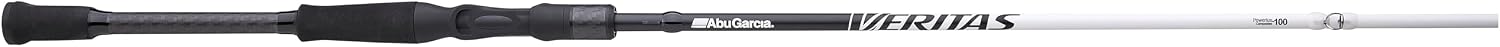 Abu Garcia Veritas Casting BFS Fishing Rod, Balanced and Lightweight Rod, Powerlux 100 Construction, Custom Ergonomic Reel Seat