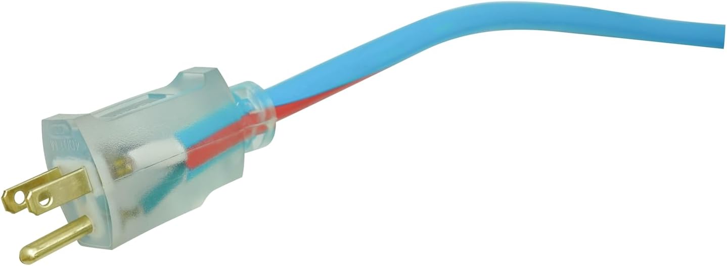 Southwire Outdoor Extension Cord - Reliable High-Visibility Power Solution - Waterproof Vinyl Jacket - Reinforced Plug - Made in the USA - 12/3 SJTW