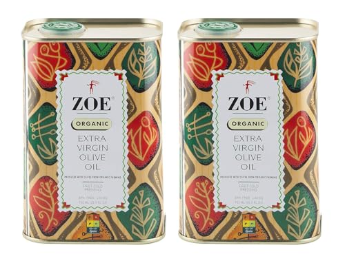 ZOE Extra Virgin Olive Oil 3L (101.4 fl oz) | Freshly Harvested, First Cold-Pressed | High Polyphenol, Hand-Selected Olives from Spain | Fruity Flavor, Rich Aroma | BPA-Free Tin