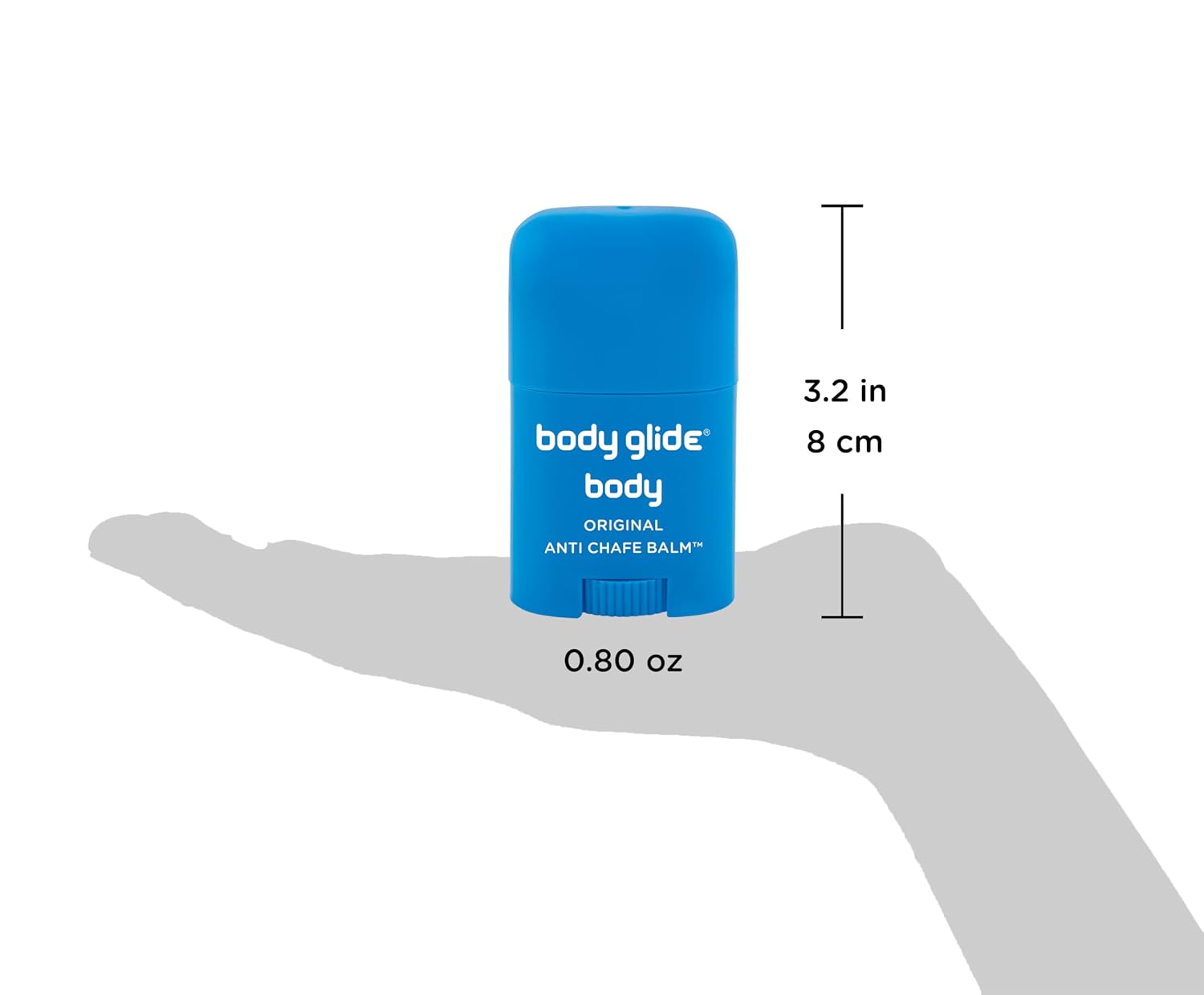 Body Glide Original Anti Chafe Balm | No Chafing Stick | Prevent Arm, Chest, Butt, Thigh, Ball Chafing & Irritation | Trusted Skin Protection Since 1996 |1.5oz