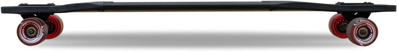 Aluminum Gold or Black Skateboards Longboard Drop Through Deck ONLY or Complete Long Board, for Boys, Girls, Kids, Teens and Adults and for Beginners to Professionals