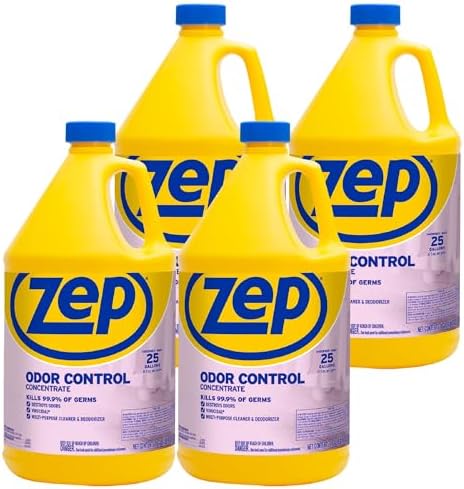 Zep Odor Control Concentrate 128 Ounce ZUOCC128 (1 Bottle), 1 Gallon Concentrate, No Scent