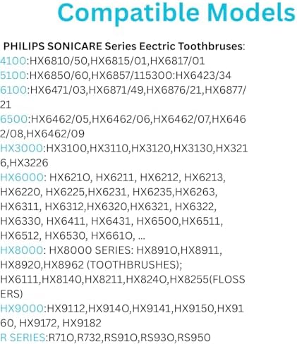 Replacement Charger Base for Philips Sonicare Electric Toothbrush HX6100, Travel Charger for Philips Sonicare HX3000 / HX6000 / HX8000 / HX9000 Series