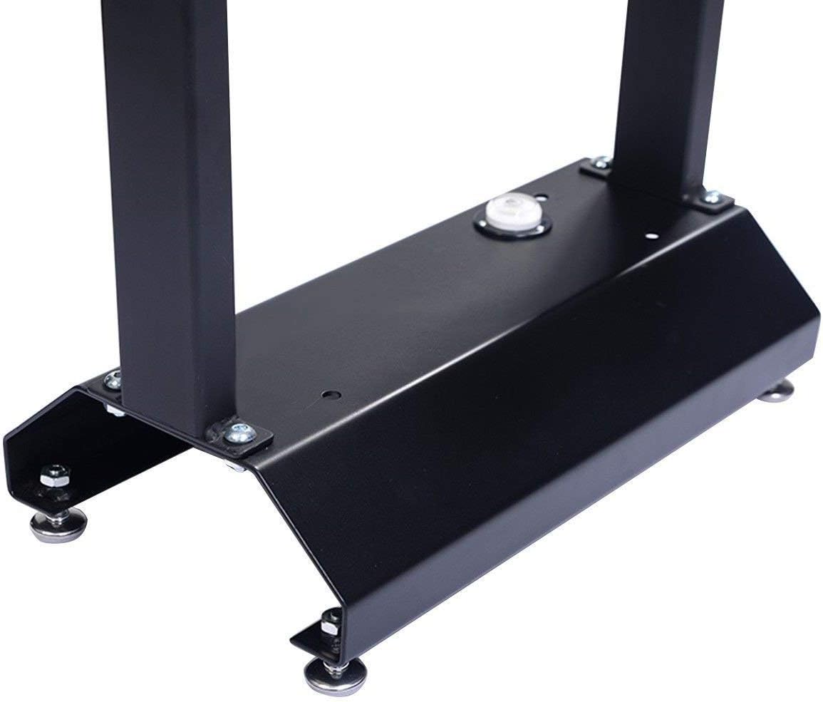 GOFLAME Motorcycle Bike Rim Tire Wheel Balancing and Truing Stand Spin Static, 16”×8 3/5”×20”, Black
