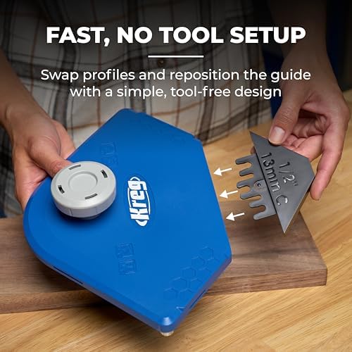 Kreg PRS1000 Corner Routing Guide Set - Corner Routing Guide - Use with Any Trim or Handheld Router