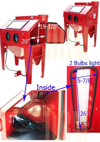 Heavy Duty Industrial Sand Blaster Blasting Cabinet Air Sandblaster