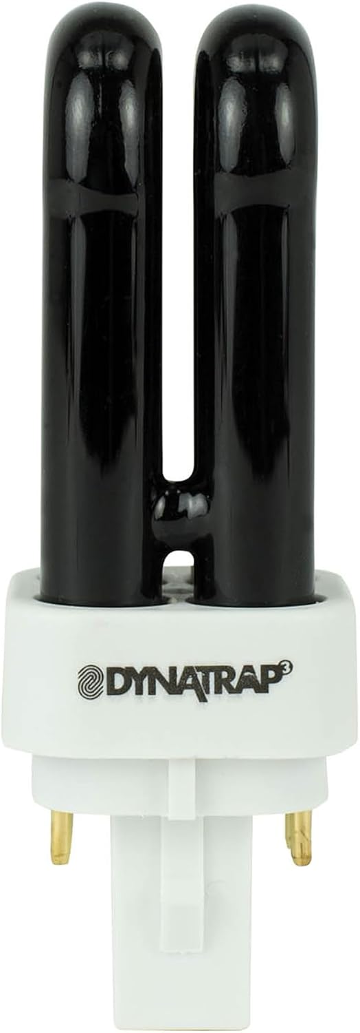 DynaTrap UV Replacement Light Bulb, 7-Watt UV Bulb | Compatible with 1/2 Acre DynaTrap Flying Insect Trap Models, Attract Mosquitoes, Biting Flies, Gnats, and Moths, 41050