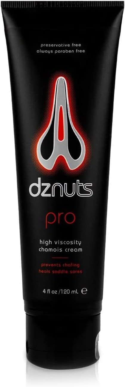 dznuts Men's Pro Chamois Cream, Anti -Chafing Cream for Saddle Sores, Chafing, Rubbing, Inner Thighs Friction for Cyclists, Runners, Triathletes