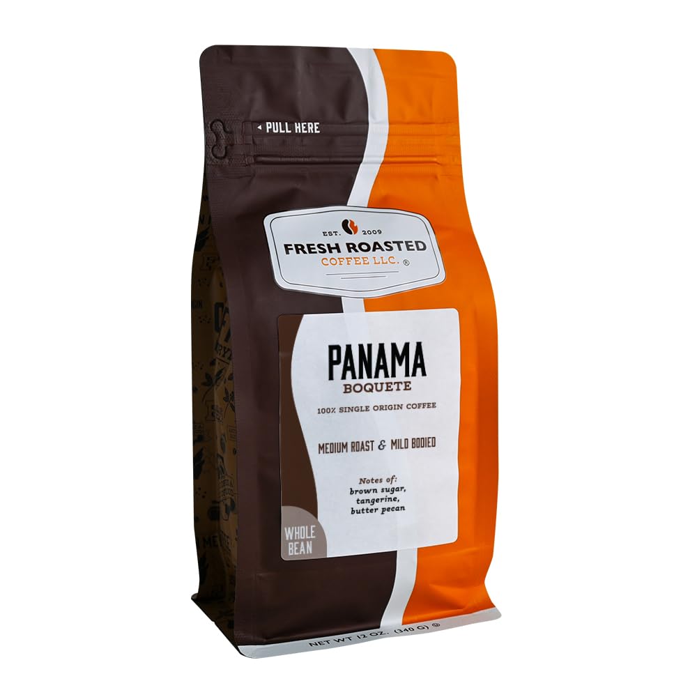 Fresh Roasted Coffee, Dark Brazil Whole Bean Coffee, Med-Dark Roast, Kosher, 5 lb (80 oz)